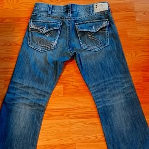 Mens Silver jeans. 34x32